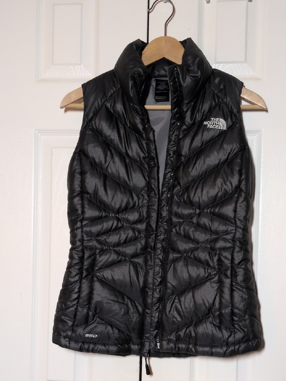 The North Face Women's Black Quilted Down Vest XS